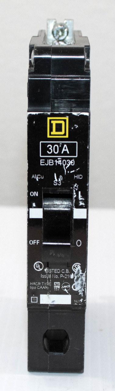 Square D EJB14030 Breaker 30A 277V 1P 65KA Trip 875 A