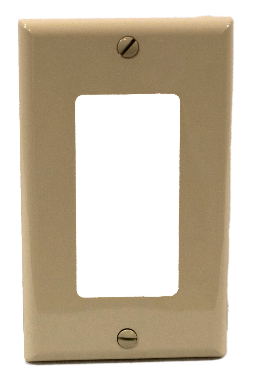 Leviton 123-80401-NI Ivory Standard Thermoplastic Wall Plate 80401-IN