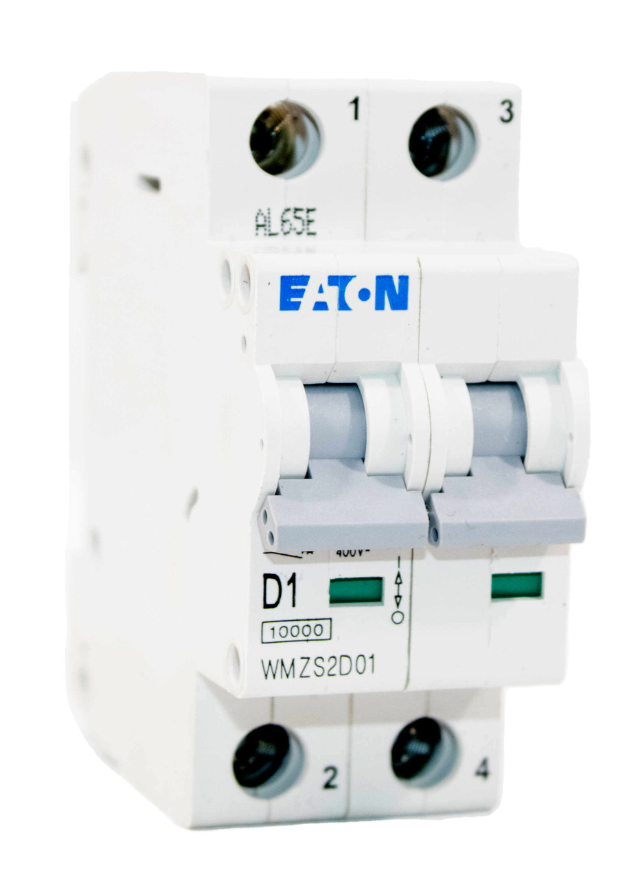 Eaton WMZS2D01 Breaker 1A 480V 2P 5KA Miniture