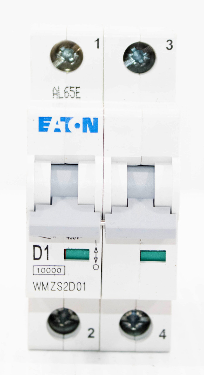 Eaton WMZS2D01 Breaker 1A 480V 2P 5KA Miniture