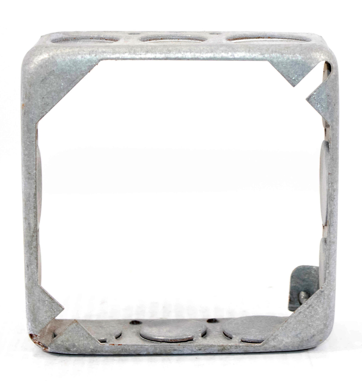 Steel City 53151-1/2-3/4 4 Inch Square Extension Ring 1-1/2 Deep Drawn Metallic