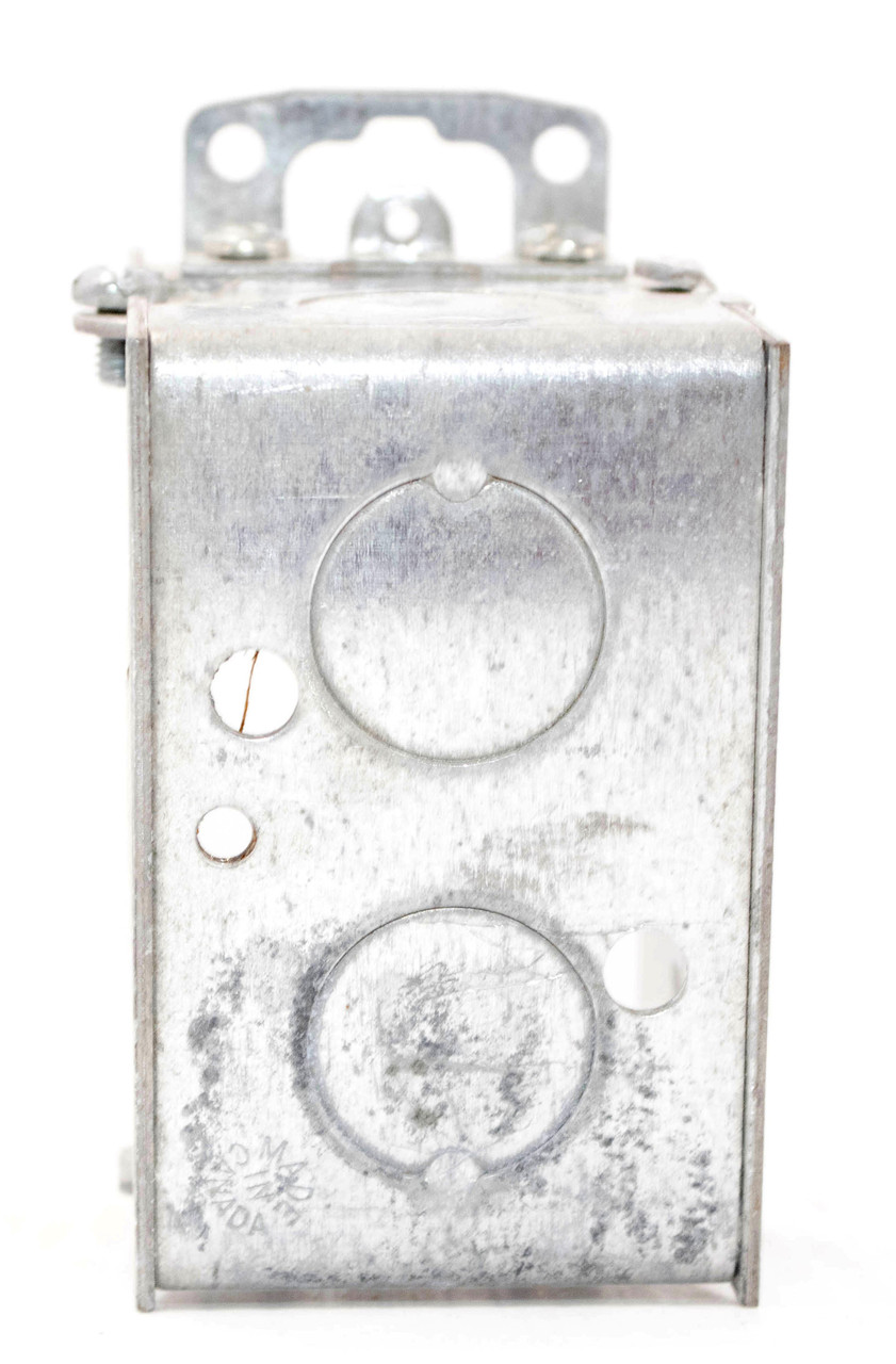 Steel City CDOW Switch Box Non-Gangable 2-1/2 Inch Deep Conduit Knockouts Ears