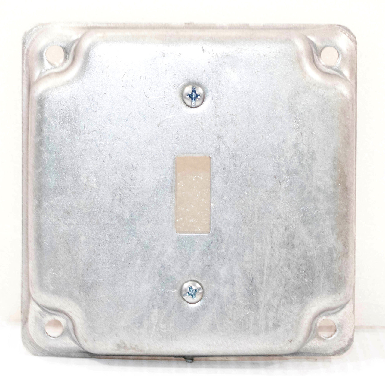 Crouse-Hinds TP512 4 Inch Raised Square Cover Single Toggle Switch