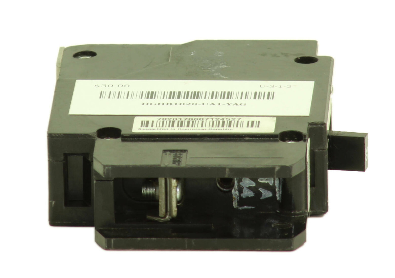 Eaton HGHB1020 Breaker 20A 277V 1P 25kA HACR Type