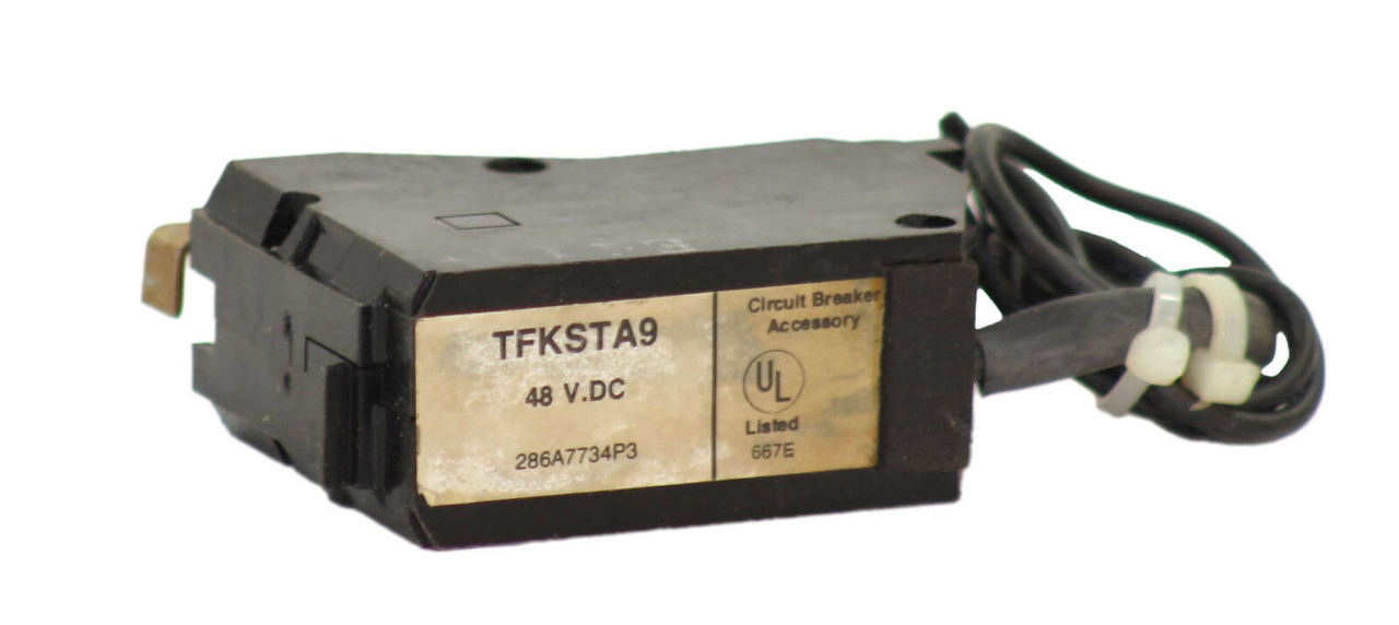 General Electric TFKSTA9 Shunt Trip 1.0A 48VDC Shunt Trip F225 Circuit Breaker Accessory