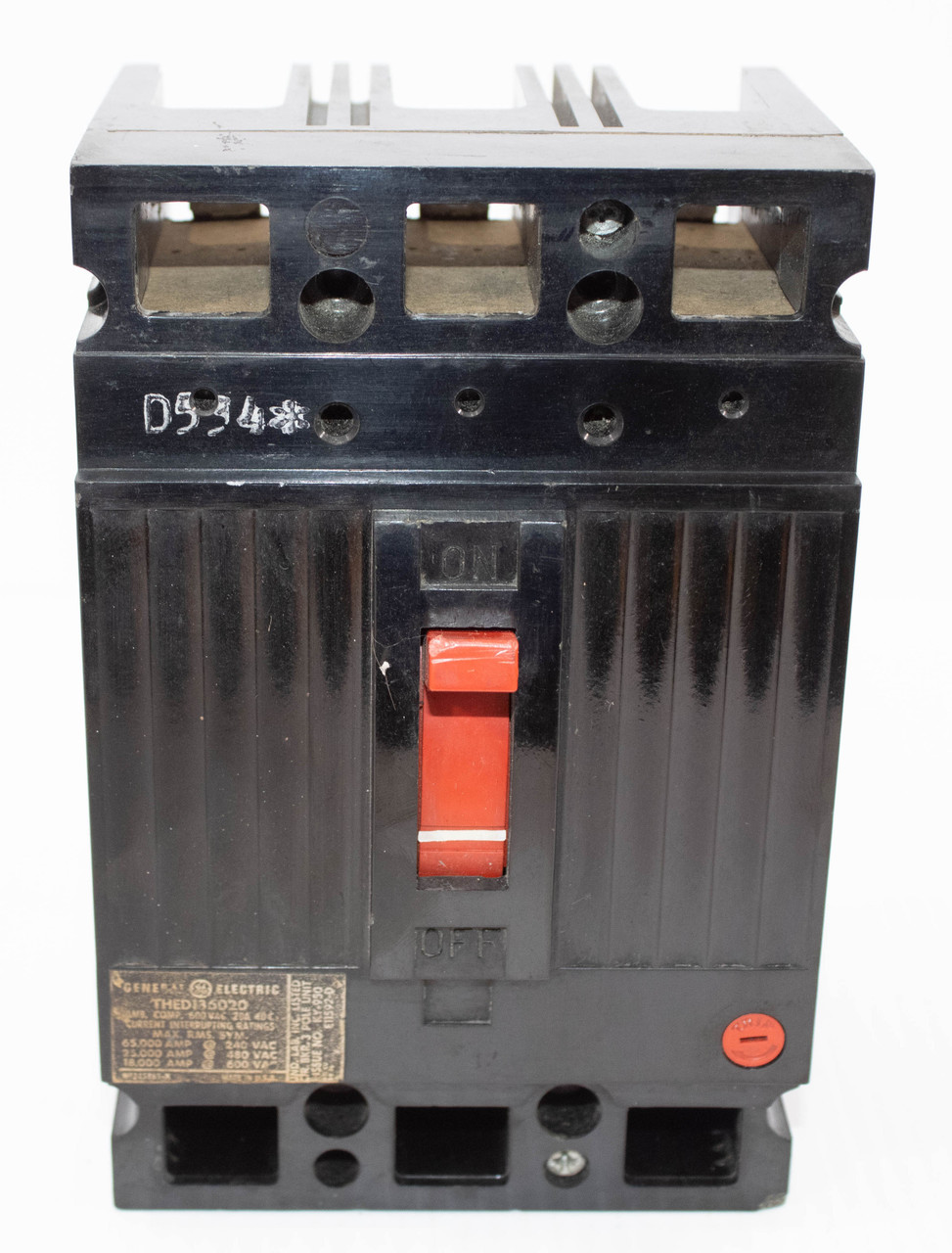 General Electric THED136020 Breaker 20A 600V 3P 18KA