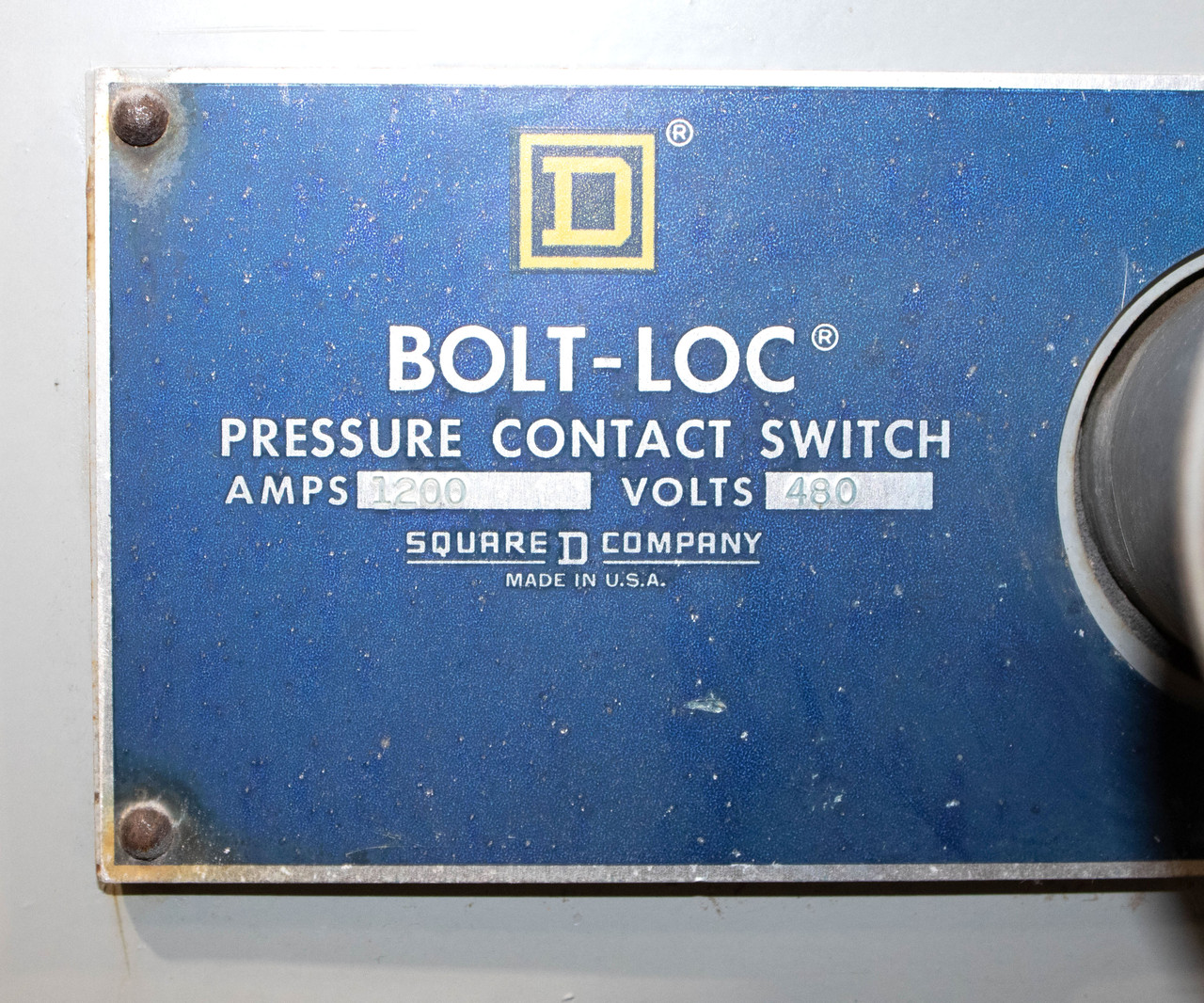 Square D BLO34120 Pressure Contact Switch Disconnect 1200A 480V 3P 3PH 60HZ