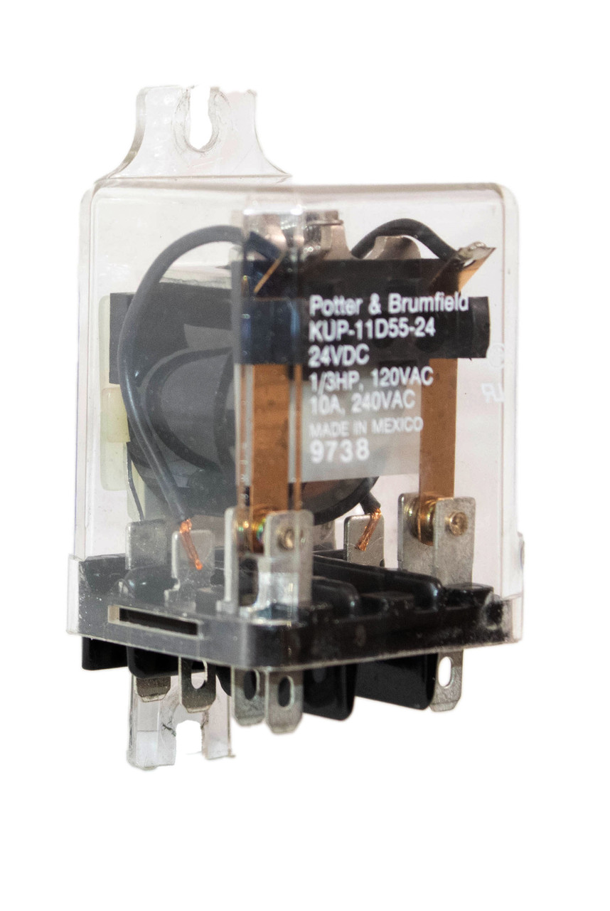 Potter & Brumfield KUP-11D55-24 Power Relays 24VDC  3A 1/2HP 600VAC Plug-In