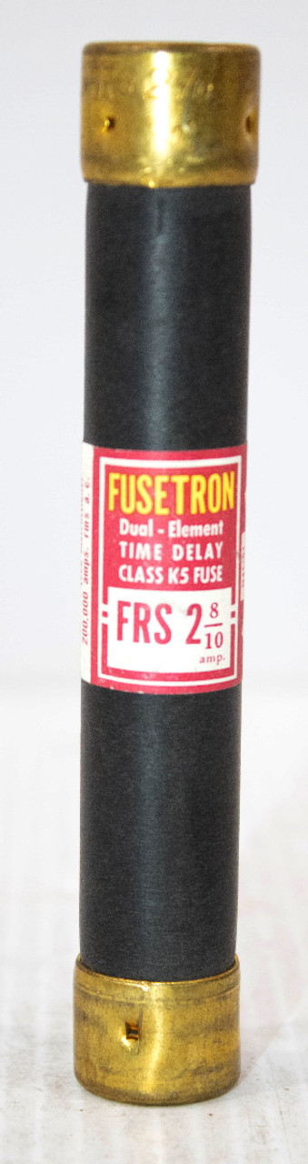 Bussmann Fusetron FRS-2-8/10 Fuse 2 8/10A 600V 100KA K9