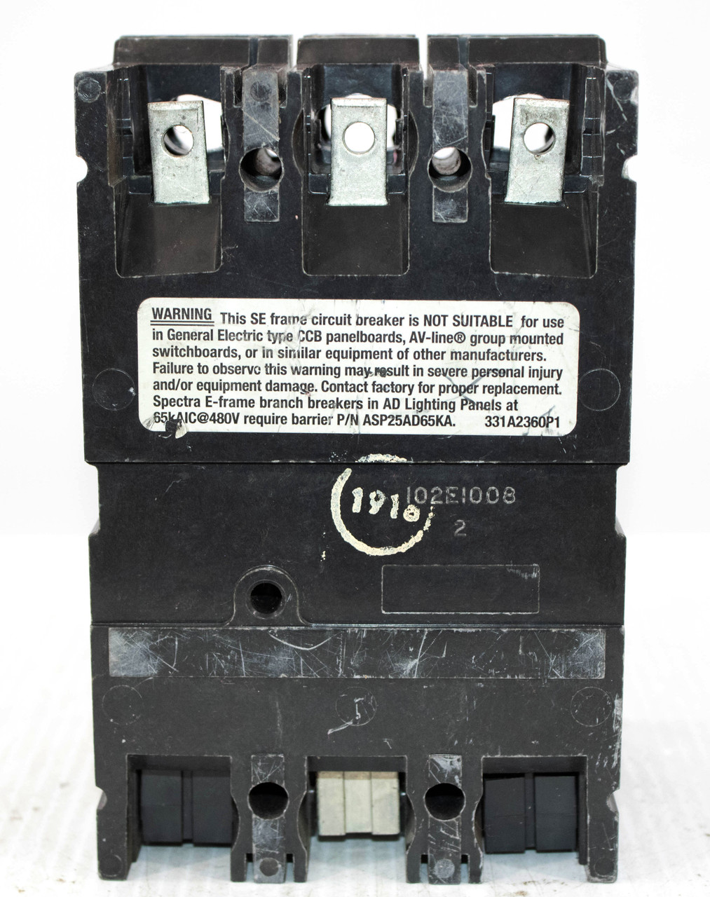 General Electric SEHA36AT0060 Breaker 60A 600V 3P 18KA