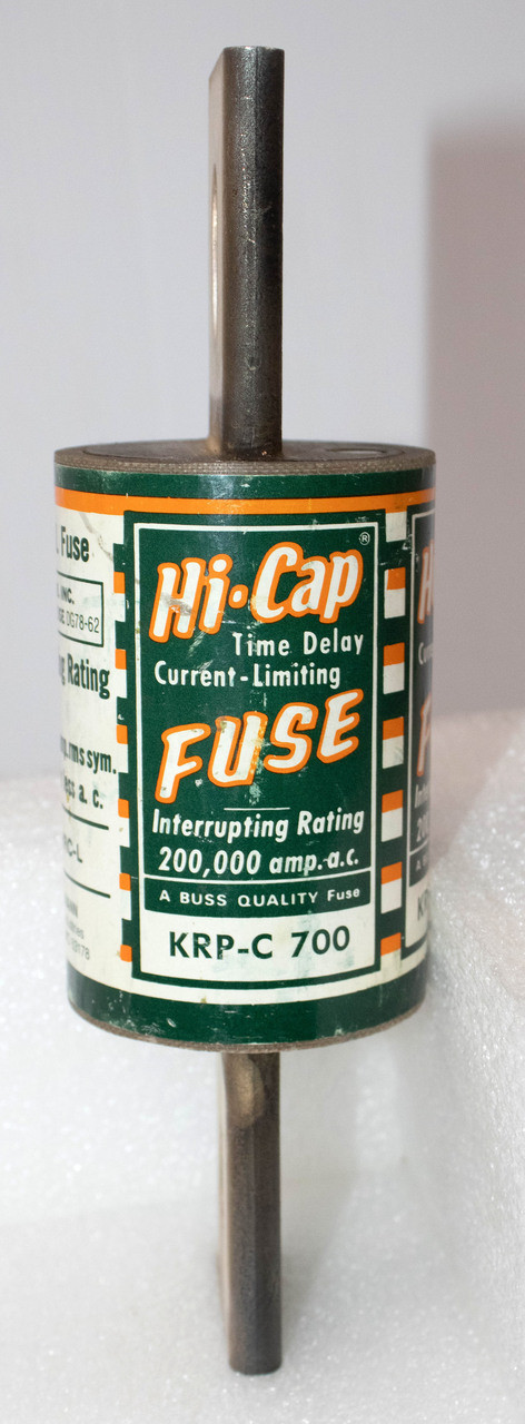 Bussmann Hi-Cap KRP-C-700 Fuse 700A 600V 200KA Time Delay KRPC700