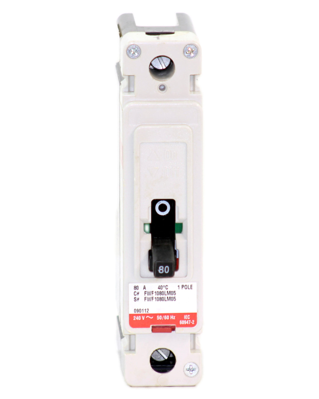 Eaton FWF1080LM05 Breaker 80A 240V 1P 25kA Cutler Hammer
