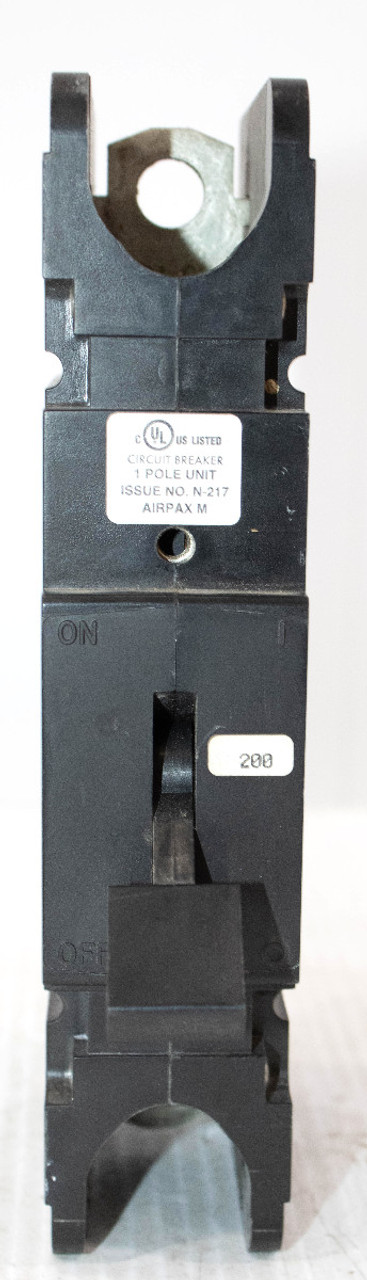 Airpax JLE-1-1REC5R-30150-222 Breaker 250A 125V 1P 10KA 256622200 + Auxiliary Switch