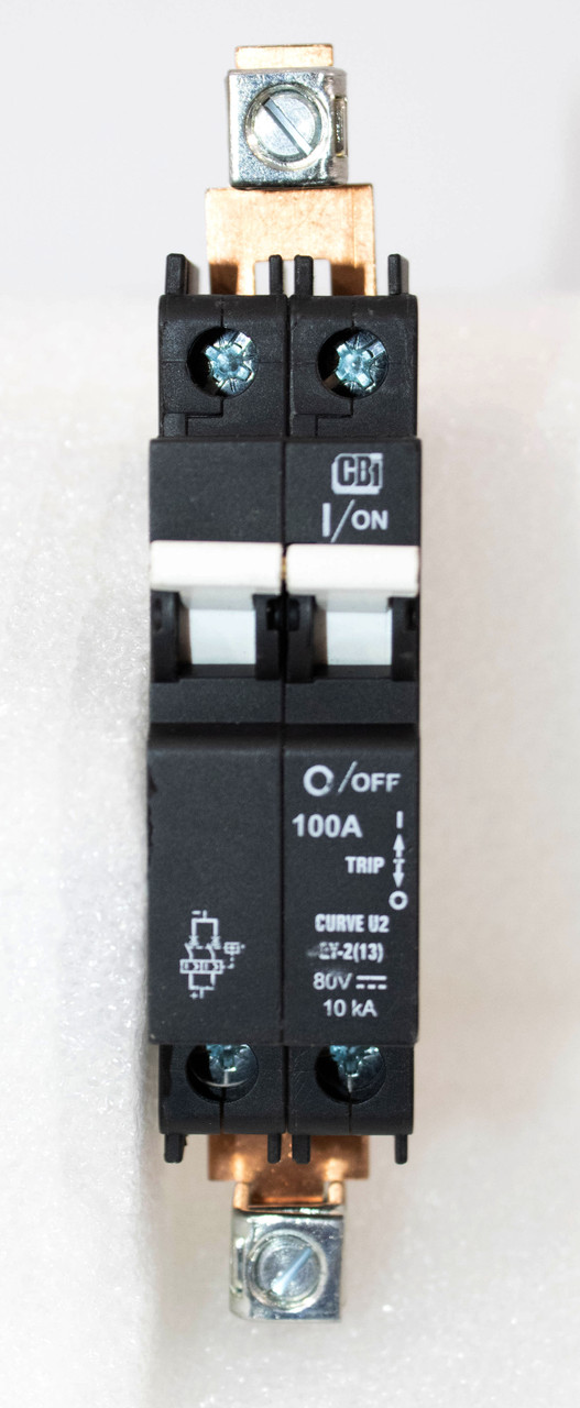 CBI DP-3815 Breaker 100A 250VDC 2P 10KA