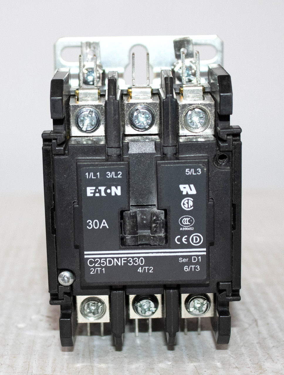 Eaton C25DNF330 Contactor 40A 480V Series D1 Coil 24V 50/60Hz