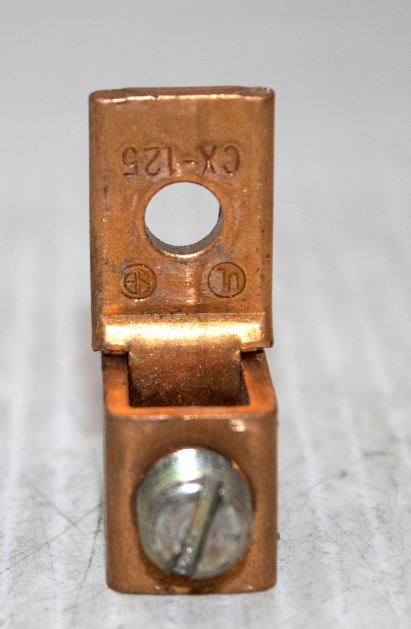Panduit CX-125 Copper Mechanical Lug 1/0-4 AWG 1/4 Stud