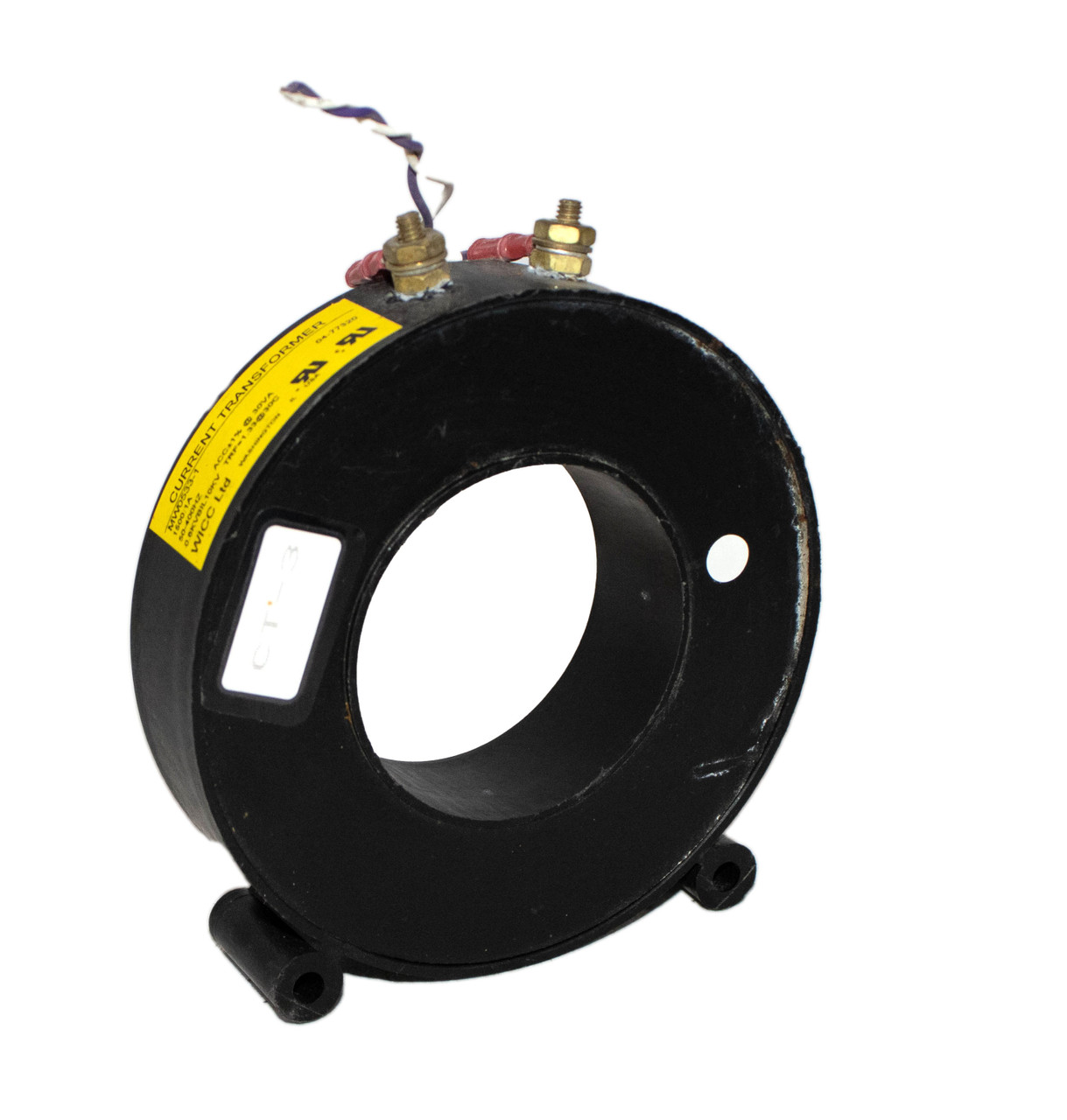WICC MW0533-1 Current Transformer | 1500:1A | 0.6kV | 10kV BIL | 50–400Hz | Indoor | Panel Mount
