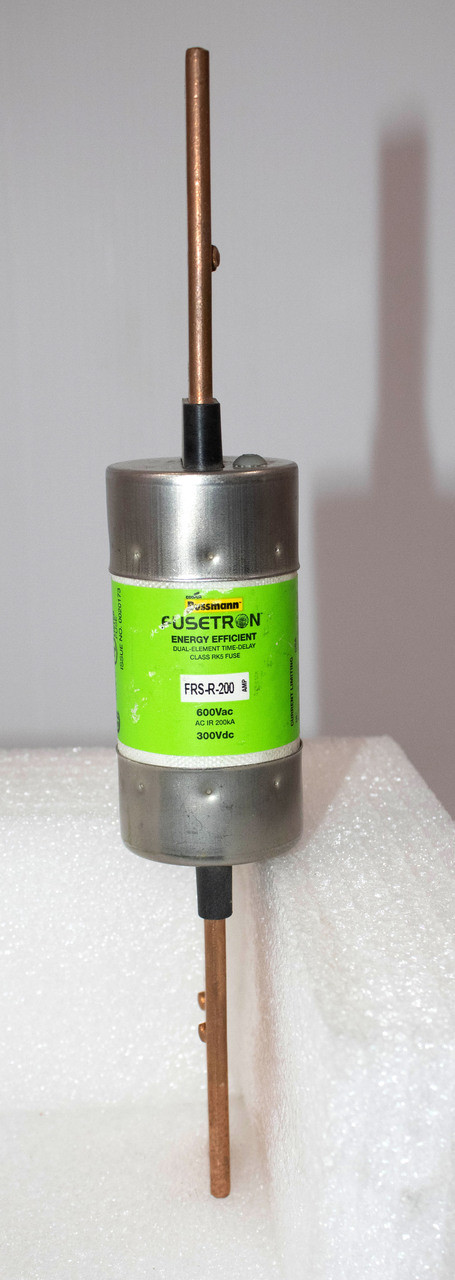 Bussmann FRS-R-200 Fuse 200A 600V 200KA RK5 Time Delay Energy Efficient