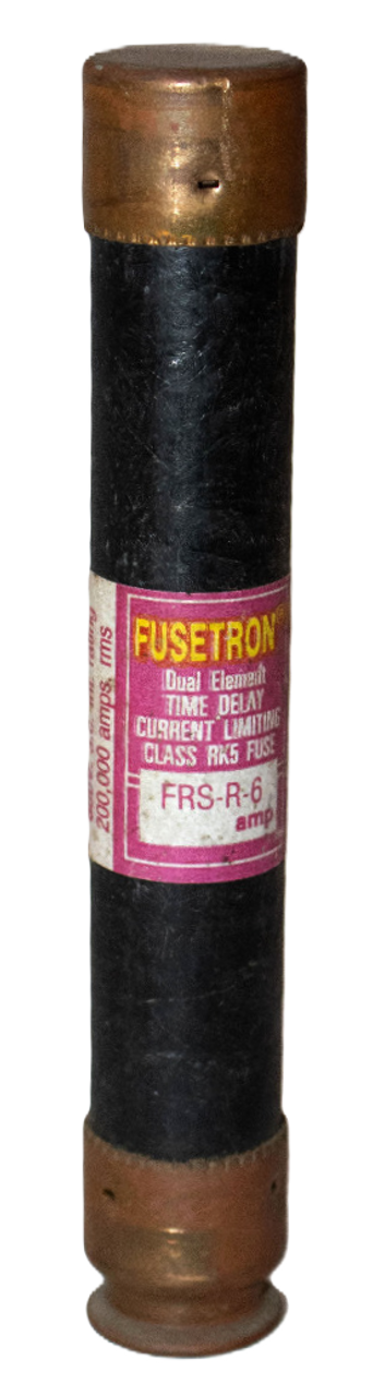 Bussmann FRS-R-6 Fuse 6A 600V 200KA Class RK5 Time Delay Dual Element