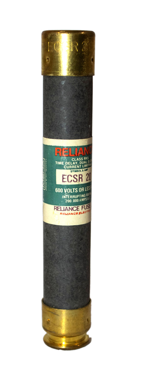 Reliance ECSR20 Fuse 20A 600V 200KA RK5 Time Delay