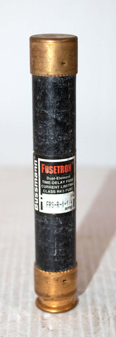 Bussmann Fusetron FRS-R-1-1/4 Fuse 1-1/4A 600V 200KA RK5 Time Delay