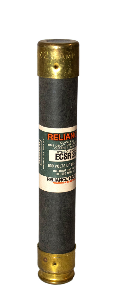 Reliance ECSR25 Fuse 25A 600V 200KA RK5 Time Delay