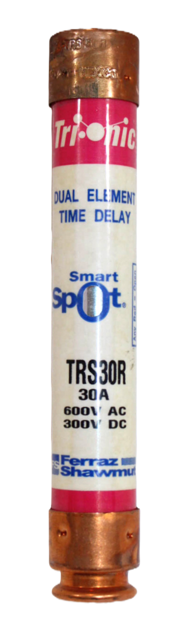 Ferraz Shawmut TRS30R Fuse 30A 600V 200kA Class RK5 Smart-Spot Time Delay