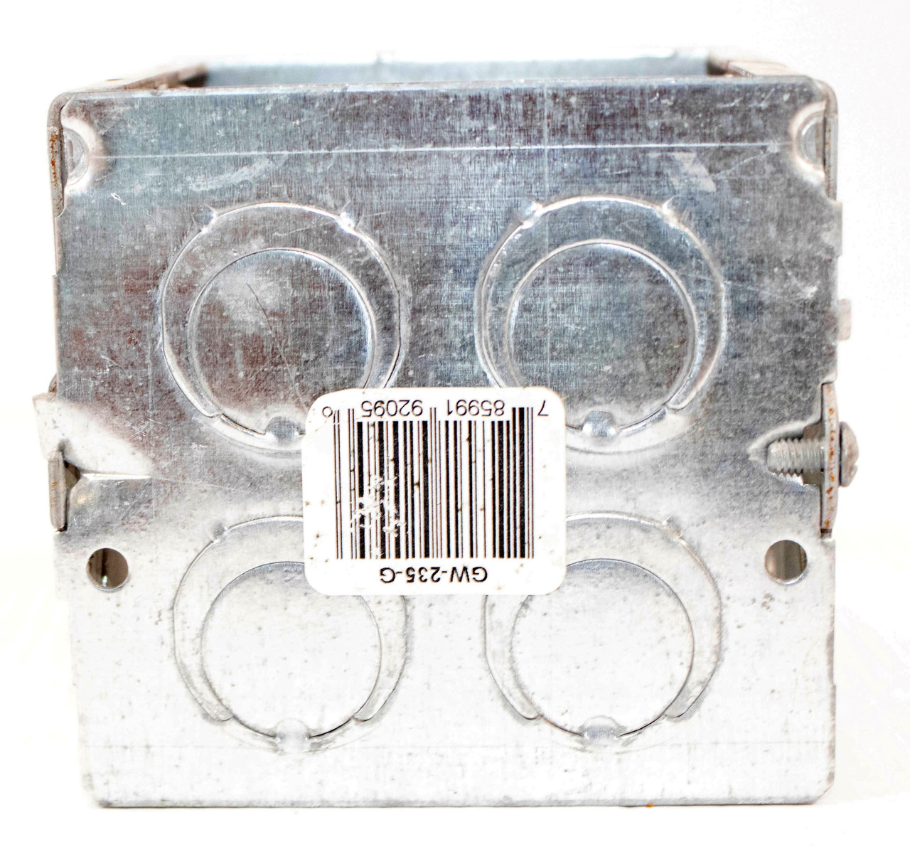 Steel City GW-235-G Masonry Box 2-Gang 3-1/2 Deep Galvanized Steel