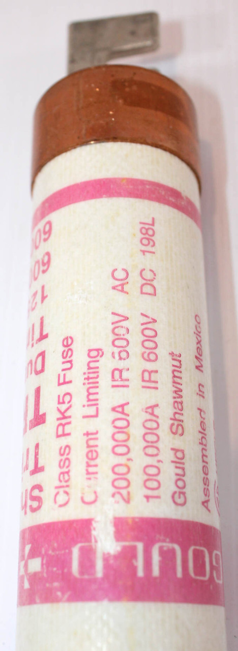 Gould Shawmut TRS125R Tri-Onic Fuse 125A 600V