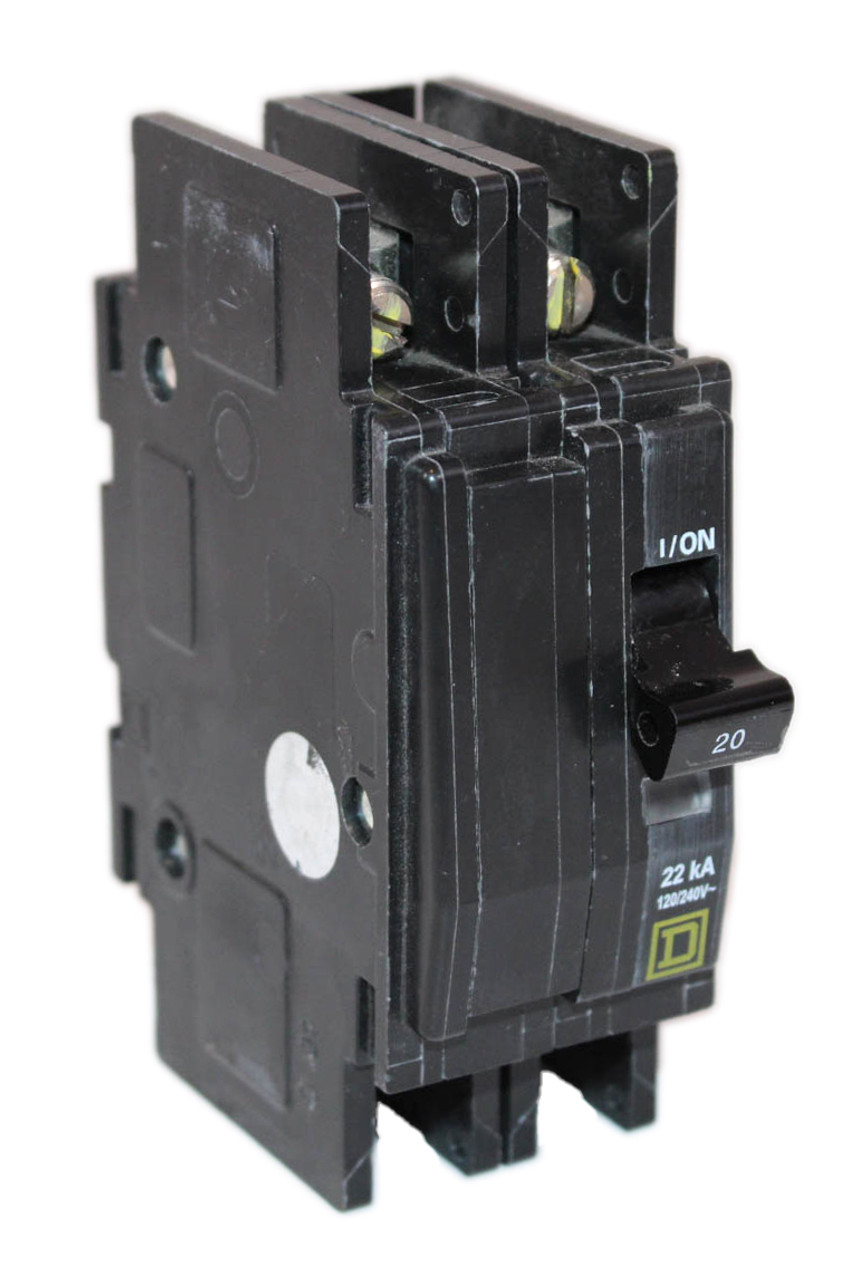 Square D QOU220 Breaker 20A 120/240V 2P 22kA