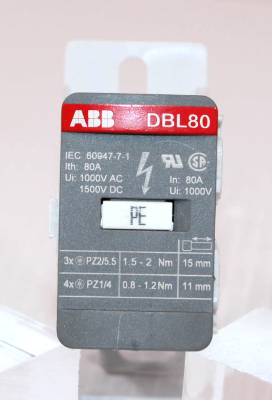 ABB DBL80 Distribution Block 30A 600V 10kA