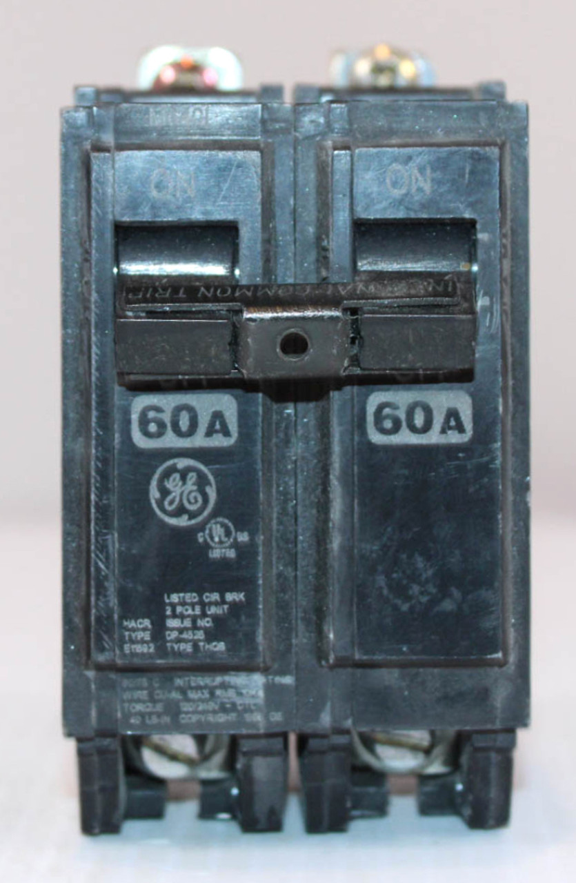 General Electric THQB2160 Breaker 60A 120/240V 2P 1PH 10kA Q-Line Bolt-On LI