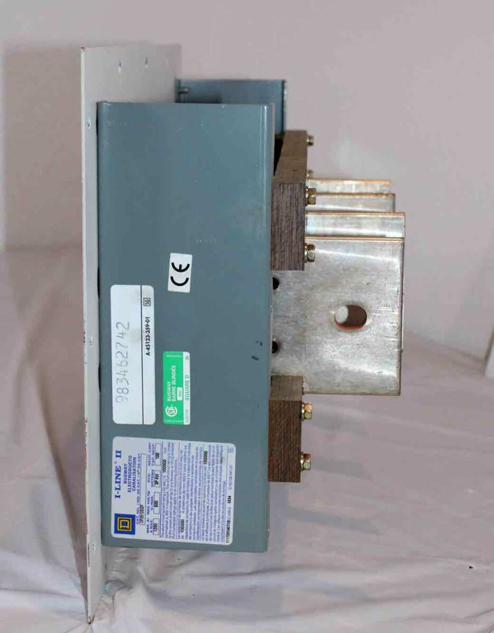 Square D CF2512GQF I-Line II Flanged End Busway 1200A 600V 3P 4W