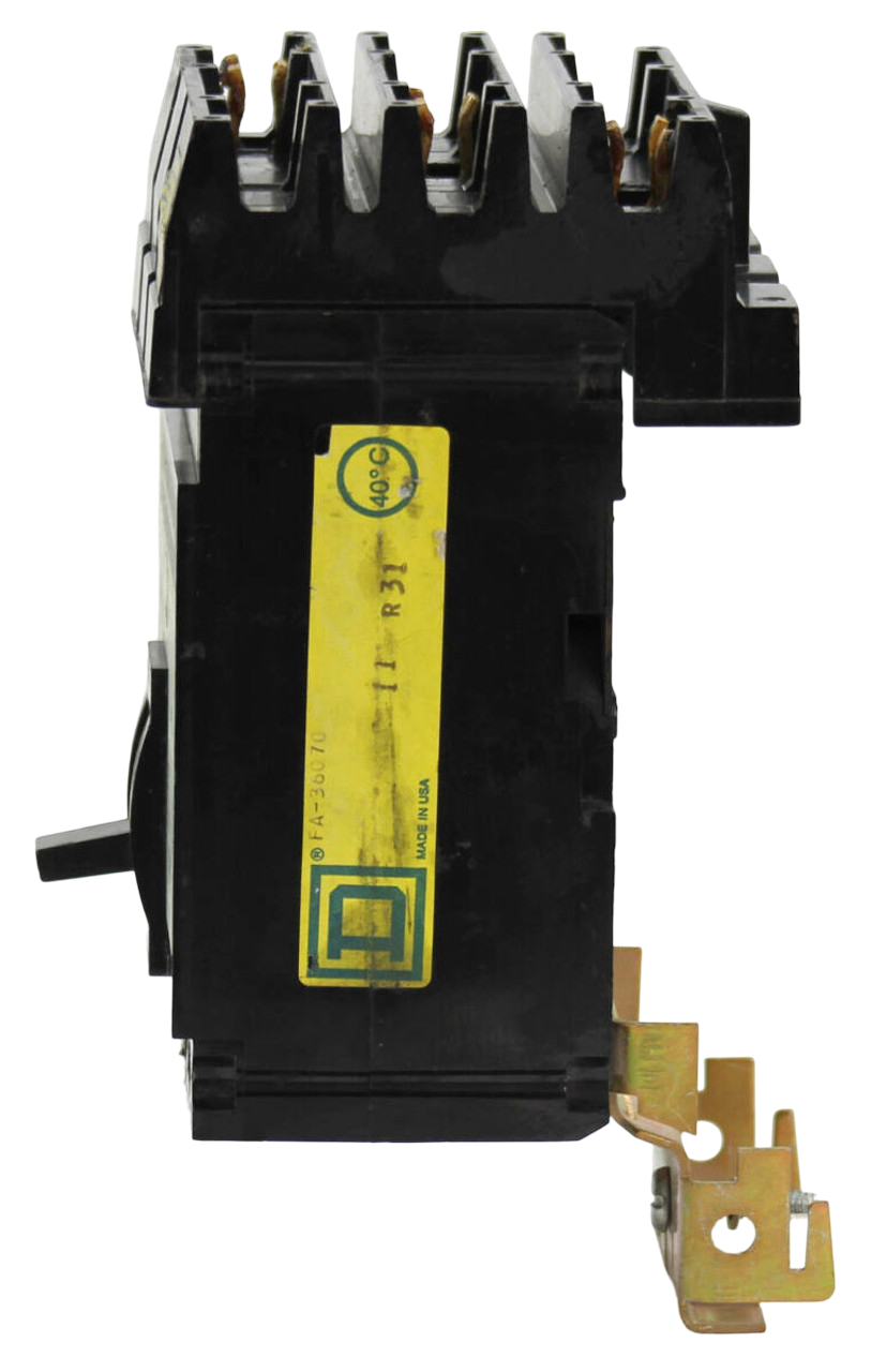Square D FA36070 Circuit Breaker | 70A | 3-Pole | 600V AC | 14kA | I-Line | Thermal Magnetic