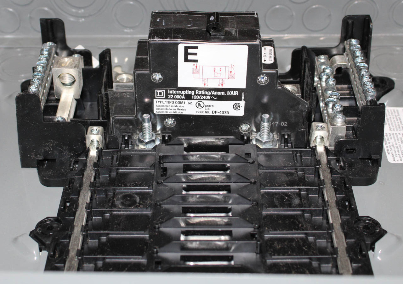 Square D QO112M100PC Main Breaker 100A 120/240V Indoor Load Center W/Cover