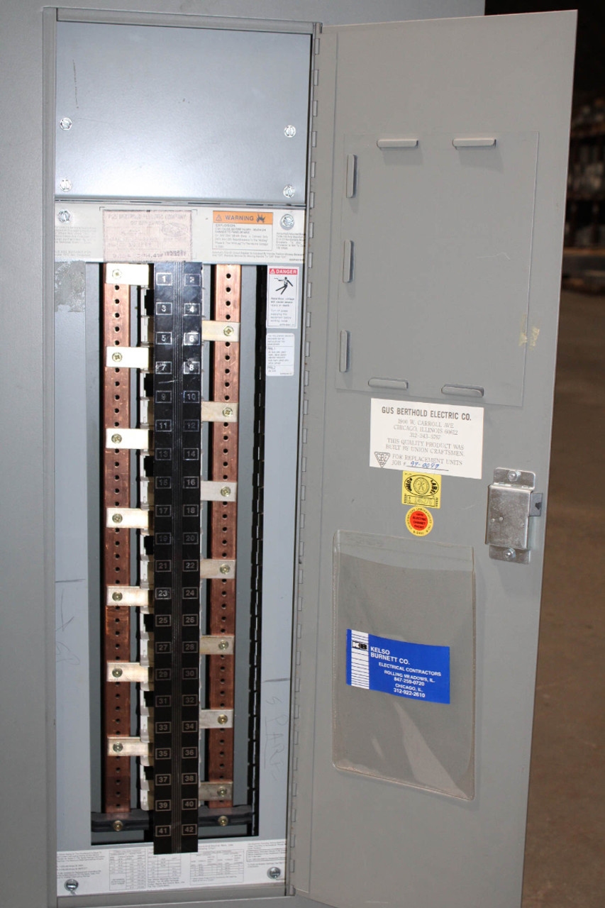 Eaton PRL1 Main Lug Panelboard 225A 42 Spaces 120/208V 3Ph 4W