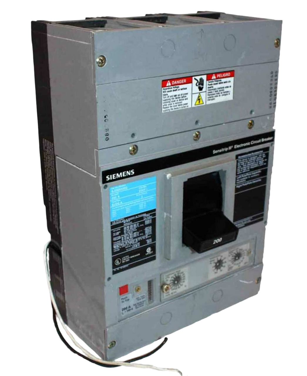 Siemens SJD69200G Circuit Breaker | 200A | 600V AC | 3-Pole | 35kA | JD Frame
