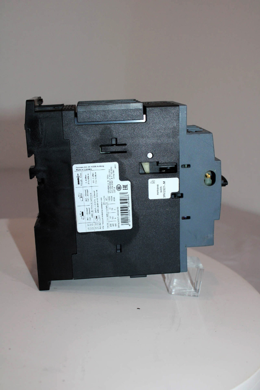 Siemens 3RV2031-4DA10 Motor Protection Sirius Circuit Breaker 25 FLA 600V 3P