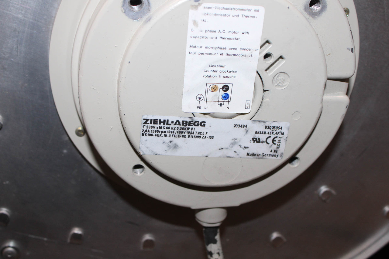 Ziehl-Abegg RH35N-4EK.4F.1R Centrifugal Fan 115V 60Hz