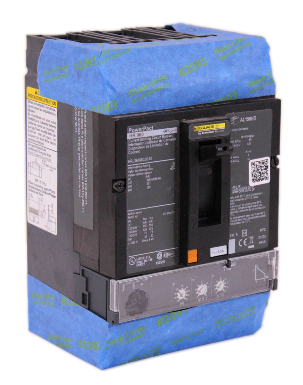 Square D HRL36060CU31X HR060 Power Pact 60A 600V 3P