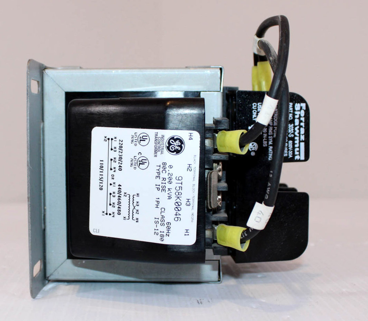 General Electric 9T58K0046 Industrial Control Transformer 0.200kVA 1Ph Type IP