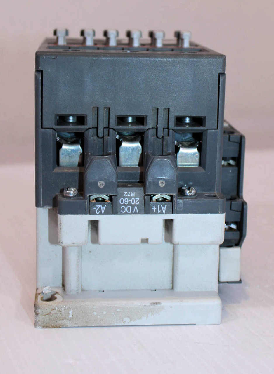 ABB AF50-30-11-72 Contactor 3P Coil 20-60VDC Type AF50 w/Auxiliary CAL5-11