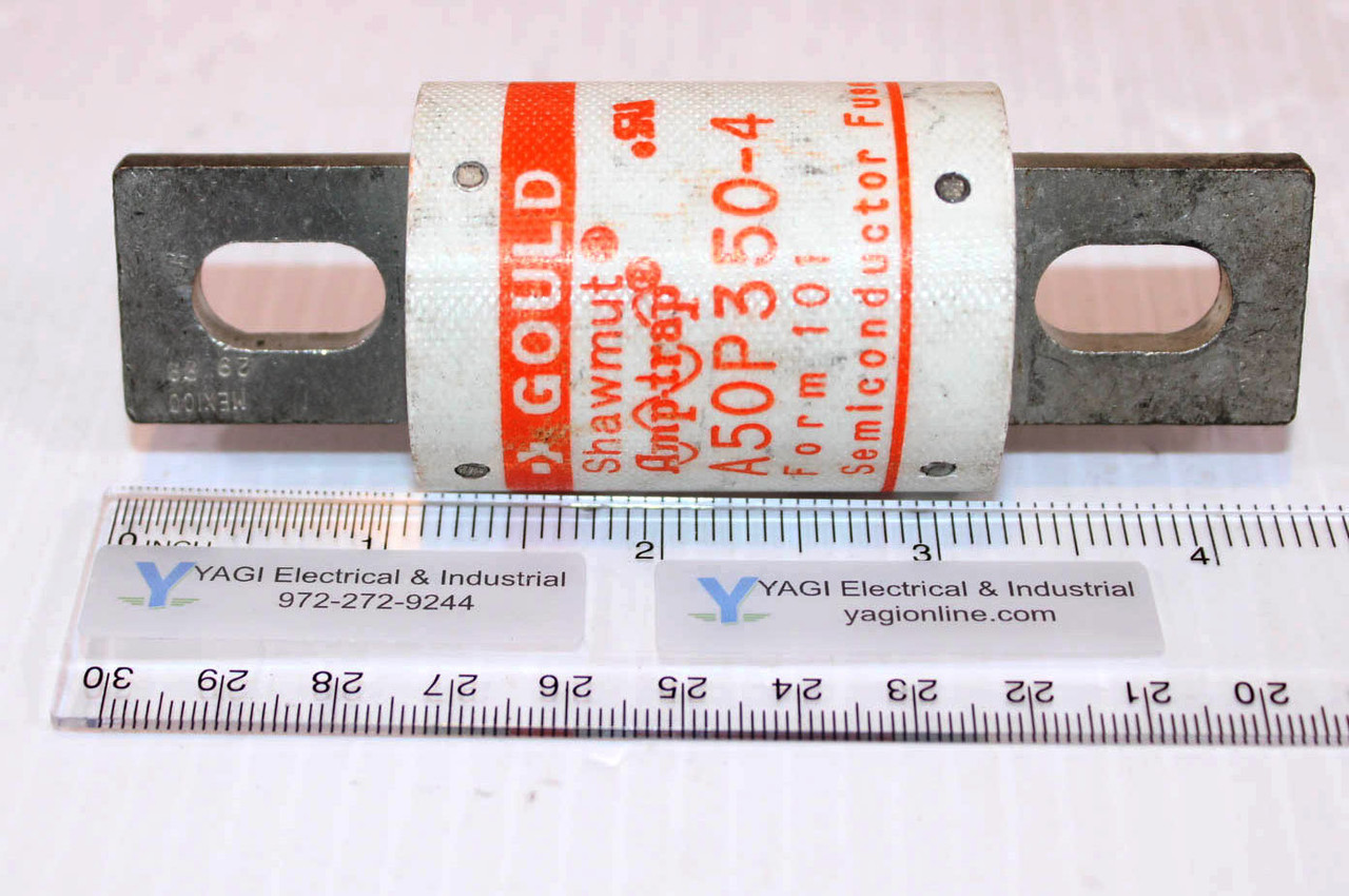 Gould Shawmut A50P350-4 Amp-trap Semiconductor Fuse 350A 500V Form 101