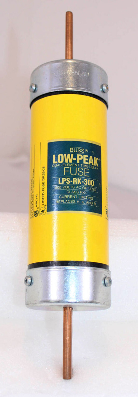 Bussmann LPS-RK-300 Low-Peak Time-Delay Fuse 300A 600V Class RK1