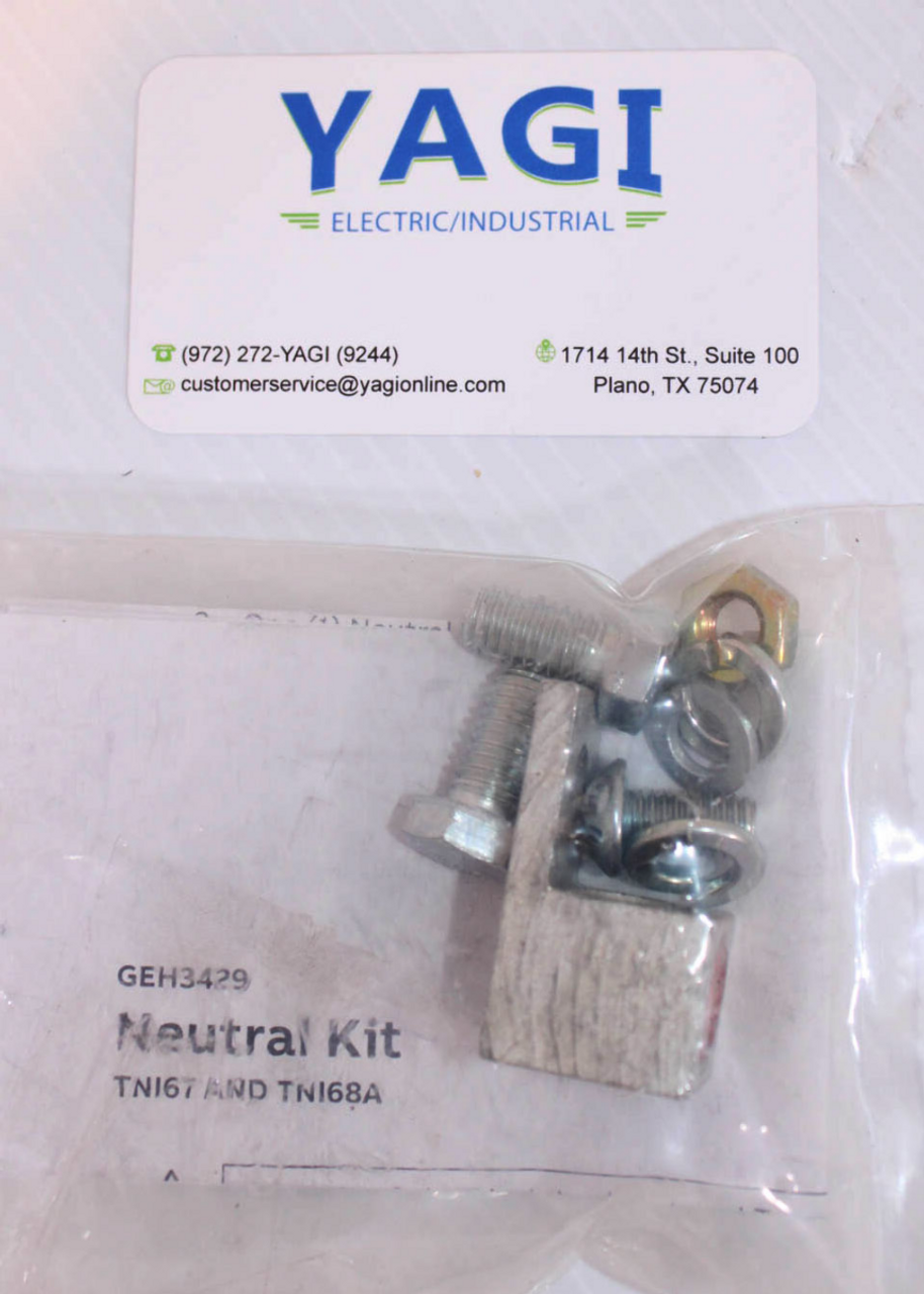 General Electric TNI67 Insulated Groundable Neutral Kit 192A7029P7.