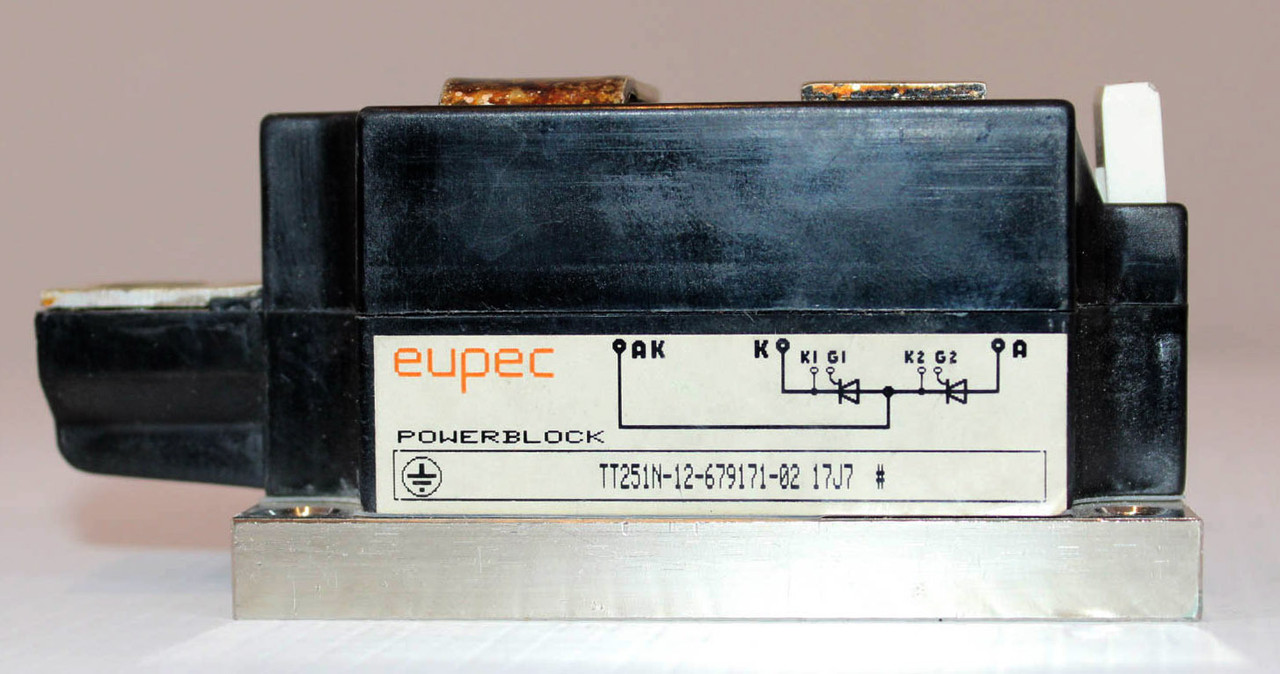 Eupec TT251N-12-679171-02 17J7 Terminal Power Block