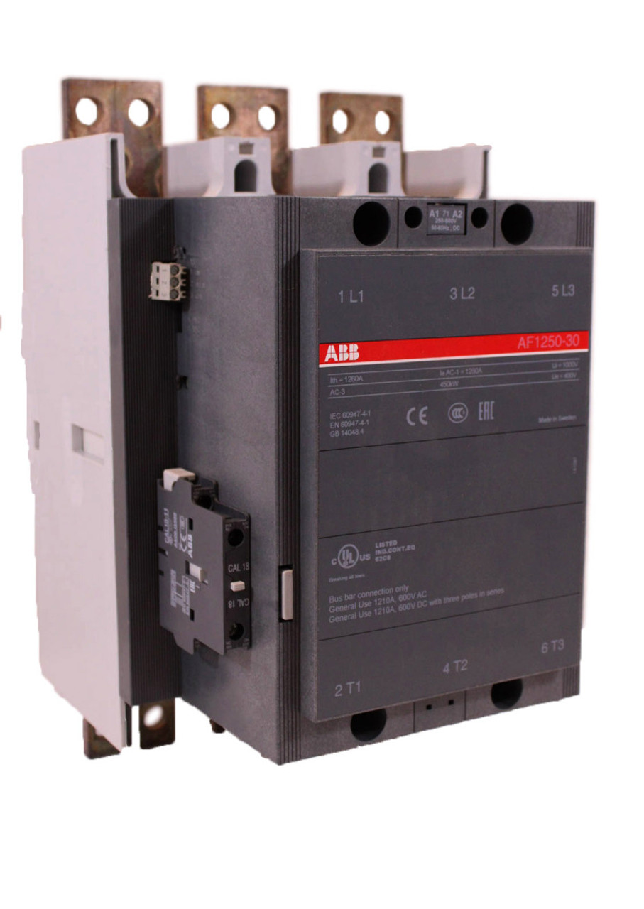 ABB AF1250-30-11-71 Contactor 250-500Vdc 50/60Hz 1SFL647001R7111