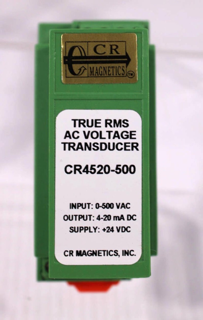 CR Magnetics CR4520-500 True RMS AC V Transducer 4-20 mA 500V