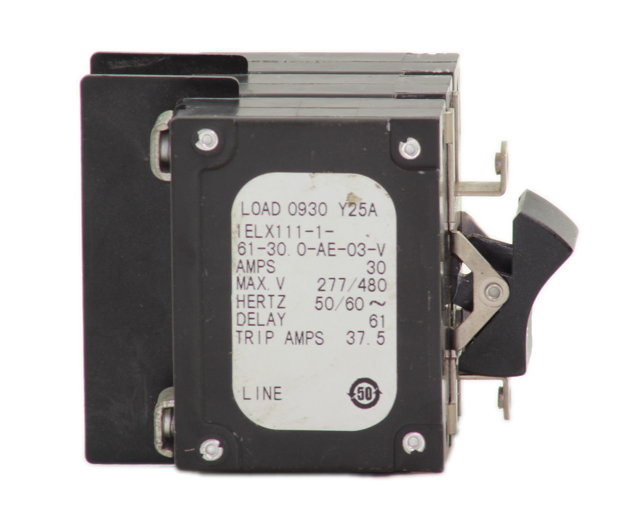 Airpax IELX11116130 Circuit Breaker 30A 277/480V 3P