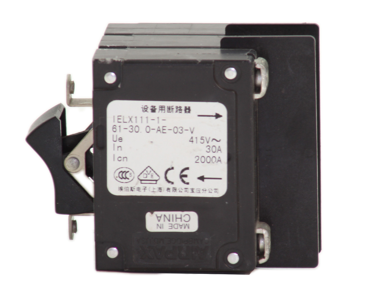 Airpax IELX11116130 Circuit Breaker 30A 277/480V 3P